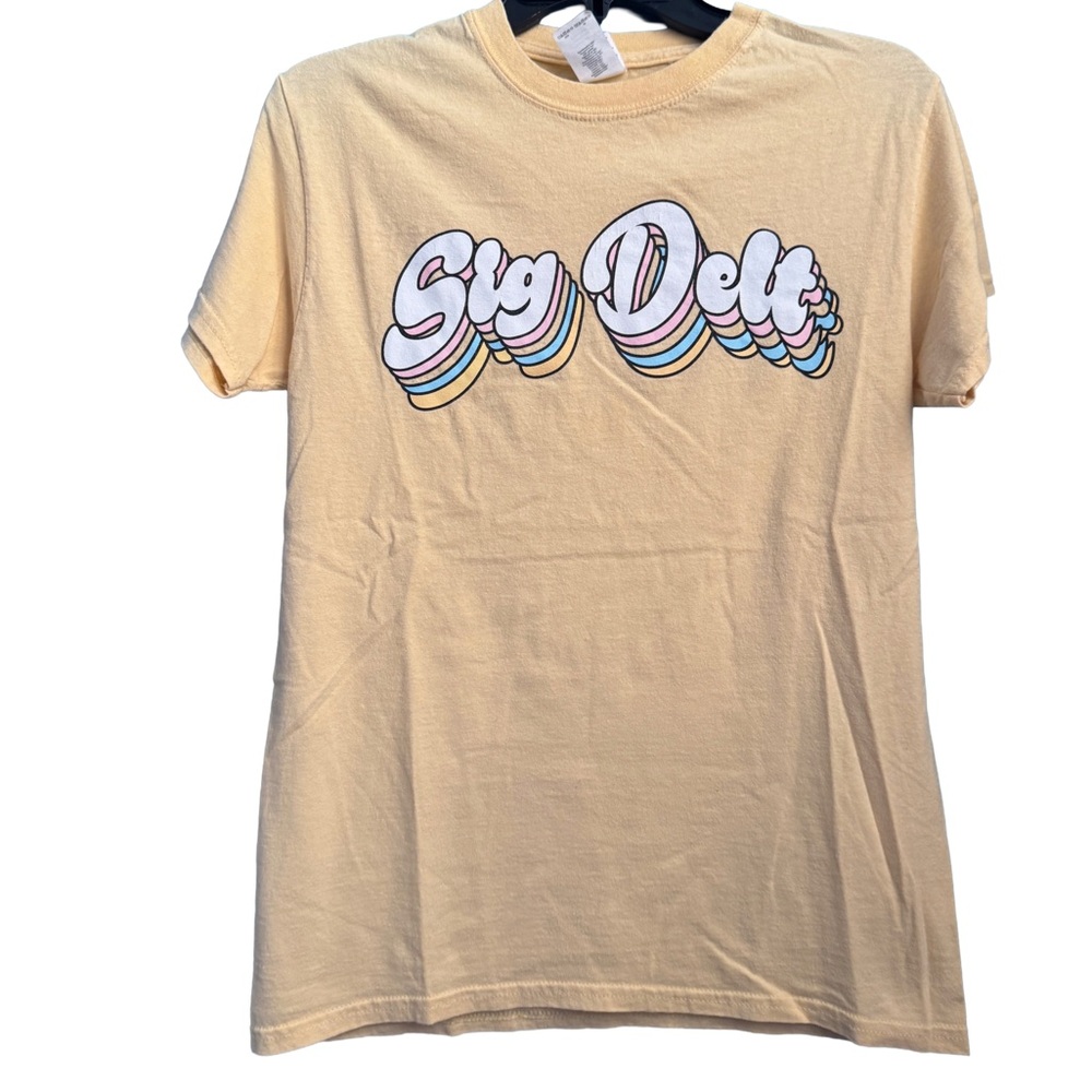 Sig Delt Sigma Delta Tau Sorority Greek Life University Gildan Tee Shirt, Small